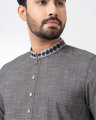 Regular Fit Embroidered Formal Panjabi