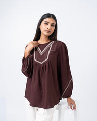Embroidered Fashion Top - Mystika