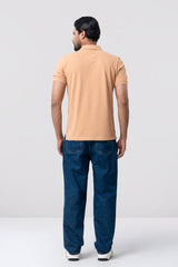 Relaxed Fit Solid Polo Shirt