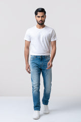 Slim Fit Blue Jeans