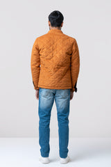 Reversible Quilted Suede/Corduroy Jacket