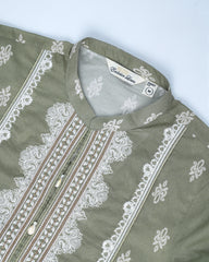 Smart Fit Printed Two-Piece Lawn with Chiffon Dupatta