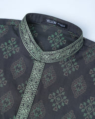 Regular Fit Embroidered Semi-Formal Panjabi