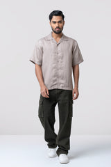 Relaxed Fit Solid Casual Shirt