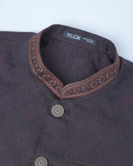 Regular Fit Embroidered Semi-Formal Waistcoat