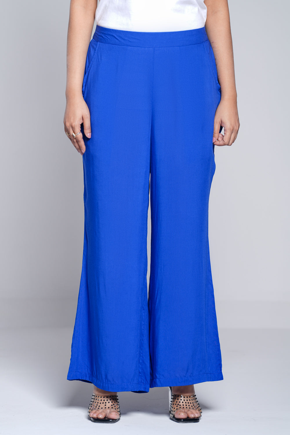 Bell-Bottom Viscose Palazzo