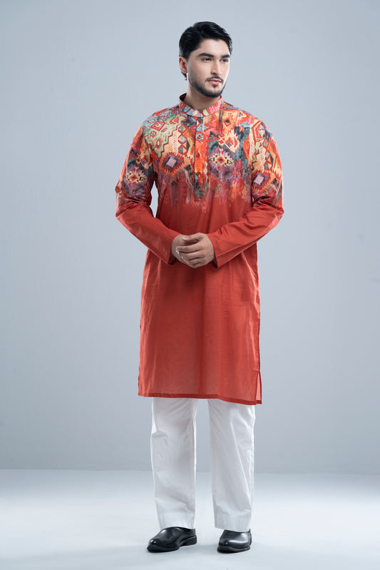 Regular Fit Cotton Panjabi