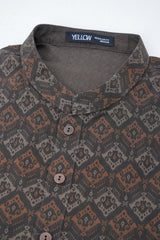 Regular Fit Printed Cotton Panjabi