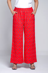 Relaxed Fit Reactive Printed Palazzo