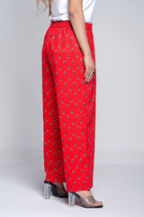 Relaxed Fit Reactive Printed Palazzo