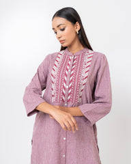 Relaxed Fit Embroidered One-Piece Ethnic Kurta