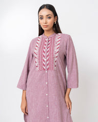 Relaxed Fit Embroidered One-Piece Ethnic Kurta