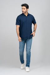 Regular Fit Solid Casual Cotton Shirt
