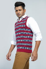 Geo Jacquard Sweater Vest