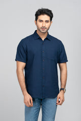 Regular Fit Solid Casual Cotton Shirt