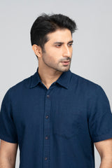Regular Fit Solid Casual Cotton Shirt