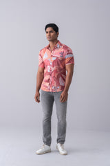 Slim Fit Printed Casual Shirt