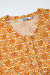 Regular Fit Digital Printed Long Dress - Mystika