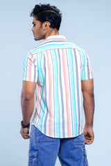 Regular Fit Striped Casual Shirt