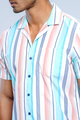 Regular Fit Striped Casual Shirt