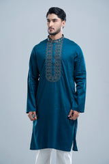 Regular Fit Embroidered Semi-Formal Panjabi