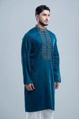 Regular Fit Embroidered Semi-Formal Panjabi