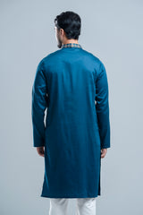 Regular Fit Embroidered Semi-Formal Panjabi