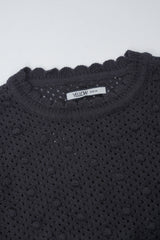 Boxy Fit Jacquard Sweater