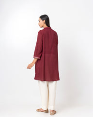 Relaxed Fit Embroidered Ethnic Kurti