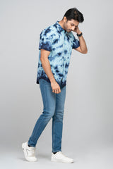 Regular Fit Dyed Casual Shirt