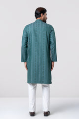 Regular Fit Jacquard Semi-Formal Panjabi