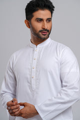 Regular Fit Embroidered Semi-Formal Jacquard Panjabi