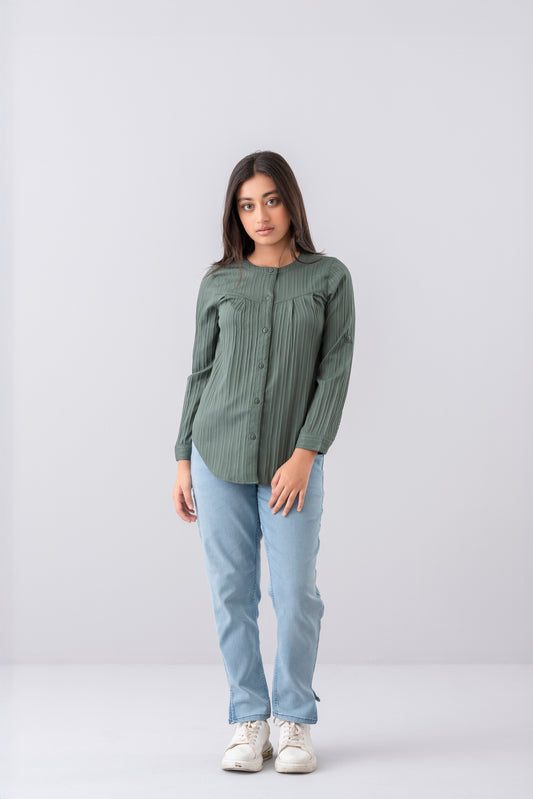 Junior Girls' Western Fashion Top (10-14 Years)