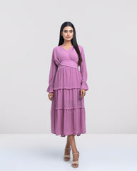 Women's Crepe Georgette Long Dress