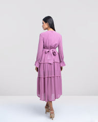 Women's Crepe Georgette Long Dress