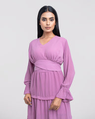 Women's Crepe Georgette Long Dress
