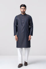 Regular Fit Jacquard Semi-Formal Panjabi