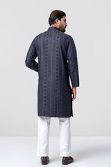 Regular Fit Jacquard Semi-Formal Panjabi