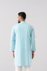 Regular Fit Embroidered Semi-Formal Panjabi