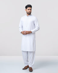 Regular Fit Embroidered Semi-Formal Kabli Set