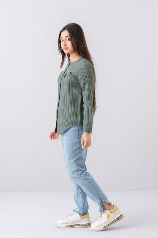 Junior Girls' Western Fashion Top (10-14 Years)