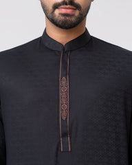 Regular Fit Embroidered Semi-Formal Panjabi
