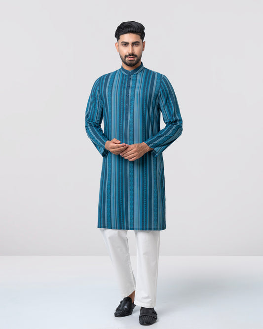 Regular Fit Printed Panjabi