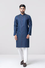 Regular Fit Jacquard Cotton Semi-Formal Panjabi