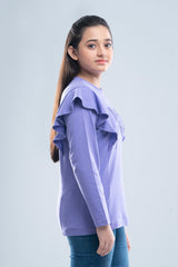 Junior Girls Knit Fashion Top (10-14 Years)