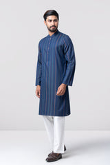 Regular Fit Jacquard Cotton Semi-Formal Panjabi