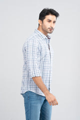 Regular Fit Checkered Casual Shirt