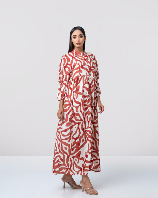 Regular Fit Long Dress – Mystika