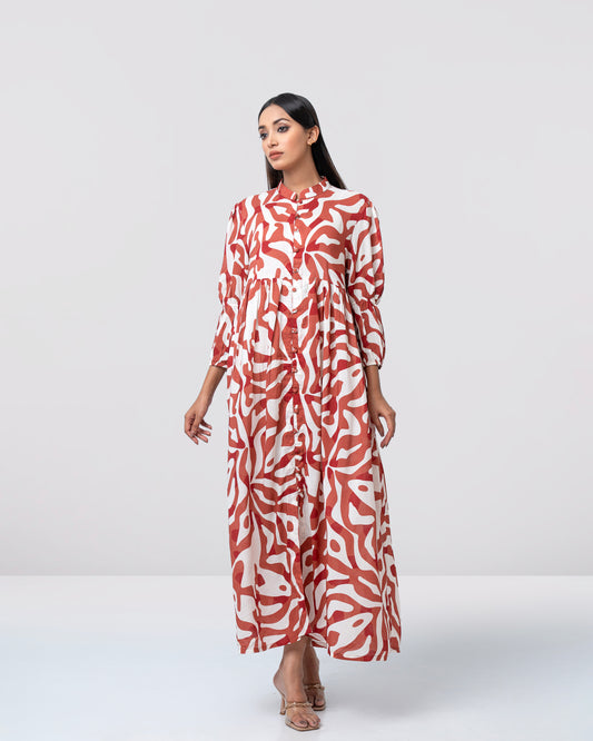 Regular Fit Long Dress – Mystika