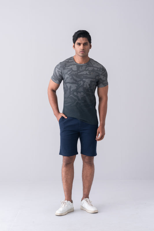 Slim Fit Solid Shorts